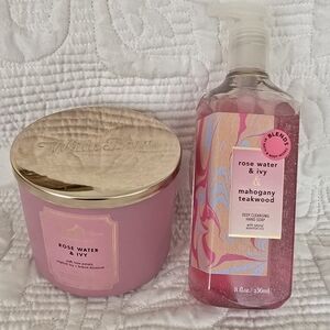 Bath & Body Works Rose Water & Ivy Bath Set